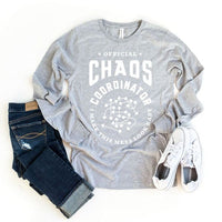 Official Chaos Coordinator Long Sleeve Graphic Tee