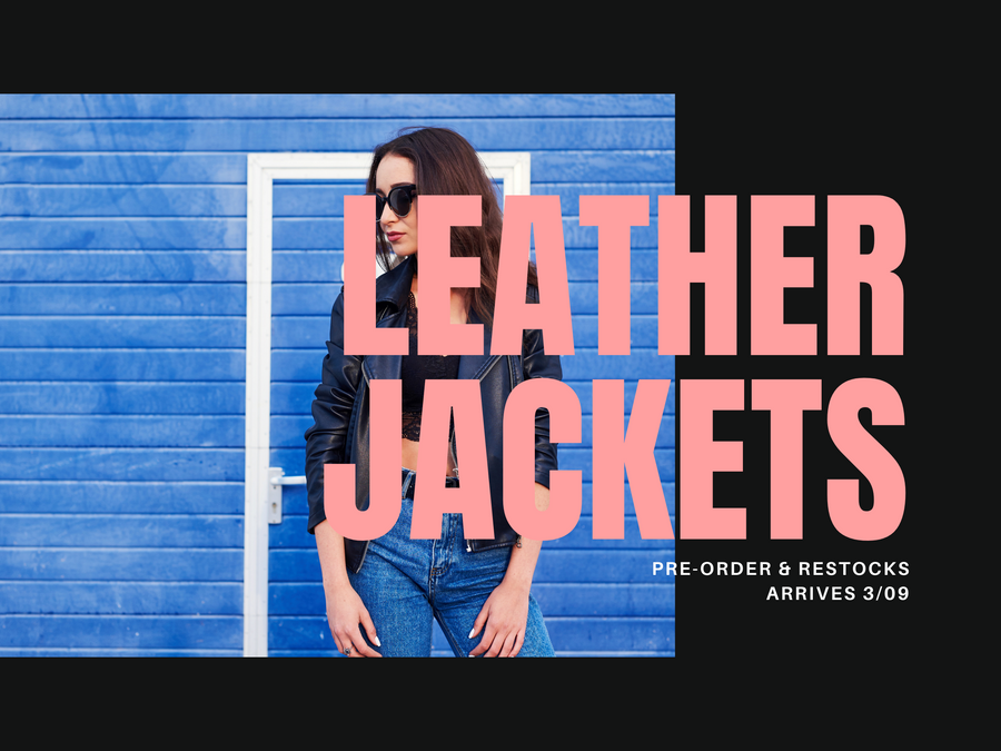 Pre-Order and New Season Leathers!