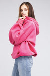 Stitch Detailed Elastic Hem Hoodie