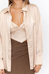 Satin Oversized Shirt
