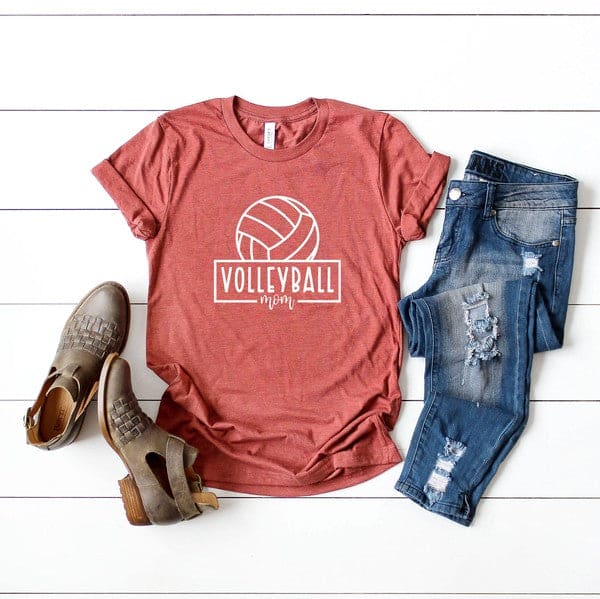 Volleyball Mom Short Sleeve Graphic Tee