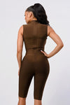 Criss Cross Sexy Bandage Romper