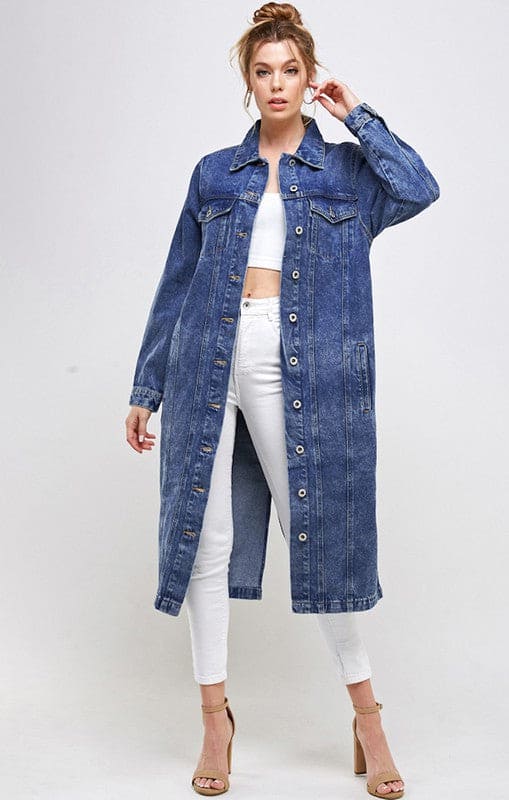 WHITE NON-STRETCH THIRD QUARTER DENIM JACKET – LURE