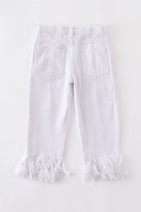 White girl pants
