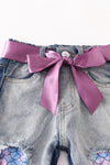 Pink ruffle girl set
