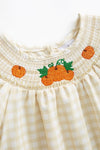 Cream embroidery dress