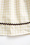 Cream embroidery dress