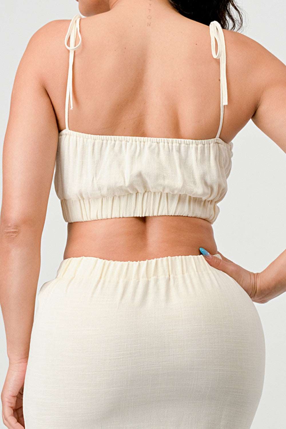 Cream Dream Ruched Set