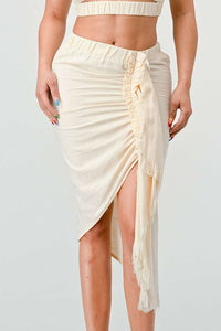 Cream Dream Ruched Set