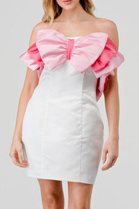 Athina Pink Bow Dress