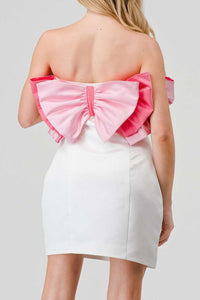 Athina Pink Bow Dress