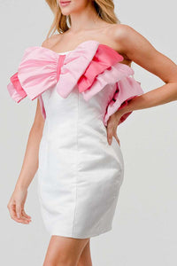 Athina Pink Bow Dress