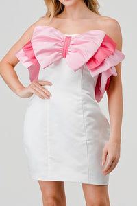 Athina Pink Bow Dress