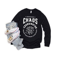 Official Chaos Coordinator Long Sleeve Graphic Tee