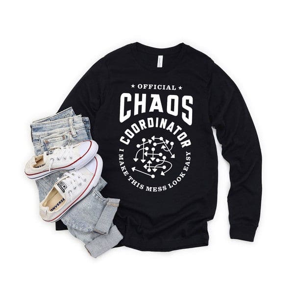 Official Chaos Coordinator Long Sleeve Graphic Tee