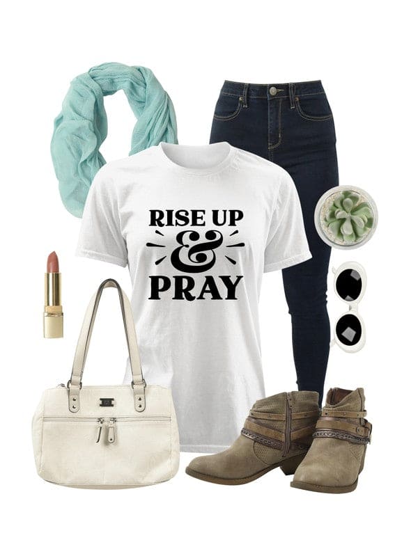 Rise Up and Pray Graphic Tee