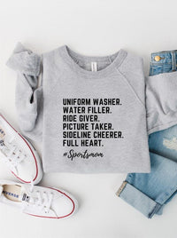 Sports Mom Premium Bella Canvas Sweatshirt