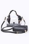 2 In 1 Transparent Scarf Wrap Handle Stadium Bag