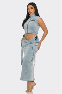 Modern Edge Denim Co-ord Dress