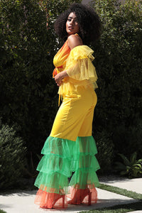 Tropical Ruffle Fiesta Set