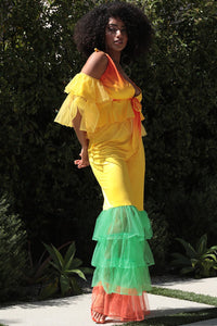 Tropical Ruffle Fiesta Set