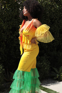 Tropical Ruffle Fiesta Set