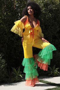 Tropical Ruffle Fiesta Set