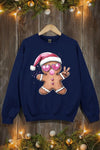 Blowing Bubble Gingerbread  Graphic Sweatshirts