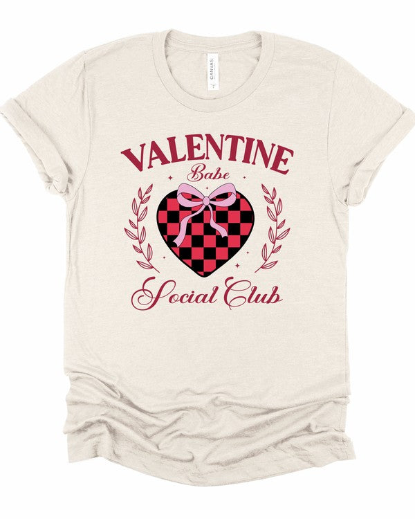 Valentine Babe Social Club Graphic Tee