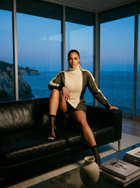 Aviator Knit Utility Dress