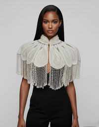 Pearl Halo Cape