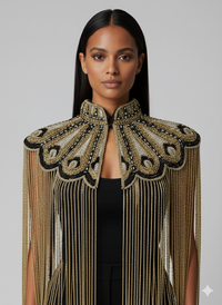 Gilded Fleur Cape
