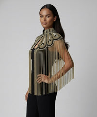Gilded Fleur Cape