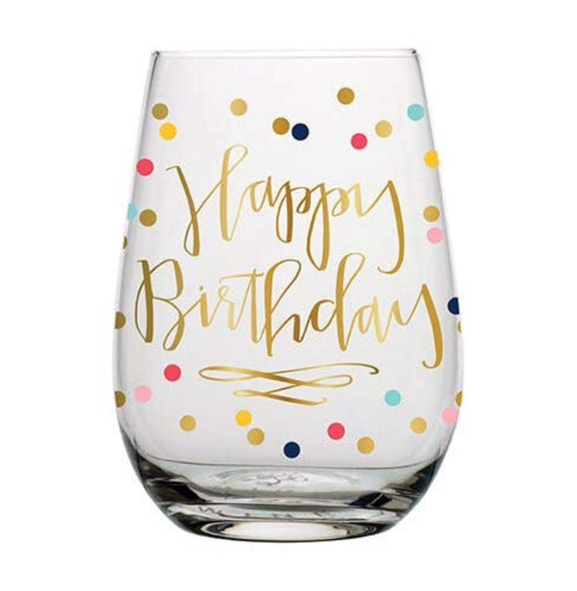 Happy birthday wine glass - LURE Boutique
