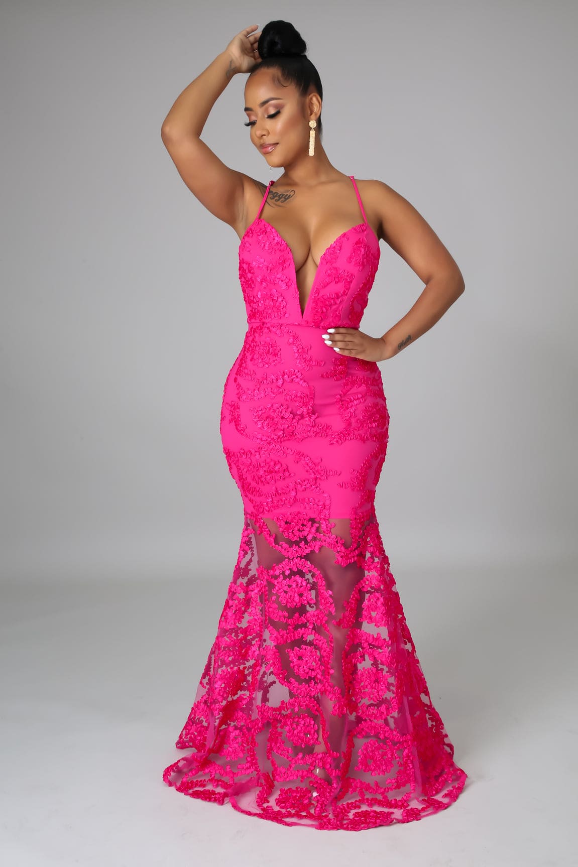 red mermaid dress strapless Long Strapless Sweetheart Mermaid Prom Dress -PromGirl