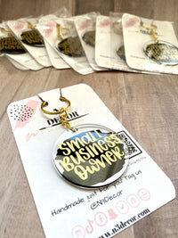 Small Biz Owner Acrylic Keychain - LURE- Yorktown Mall