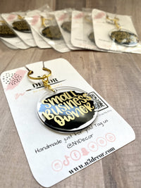 Small Biz Owner Acrylic Keychain - LURE- Yorktown Mall