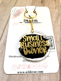 Small Biz Owner Acrylic Keychain - LURE- Yorktown Mall