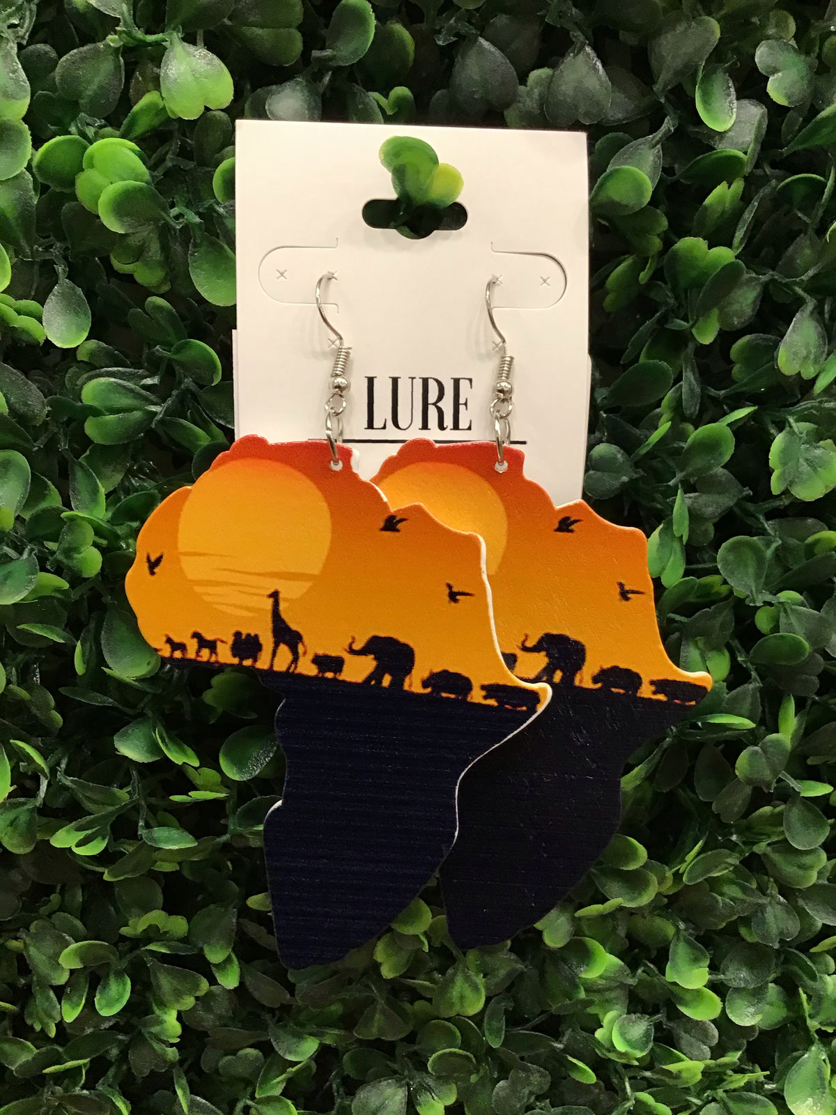 Circle Of Life Wooden Earrings - LURE Boutique