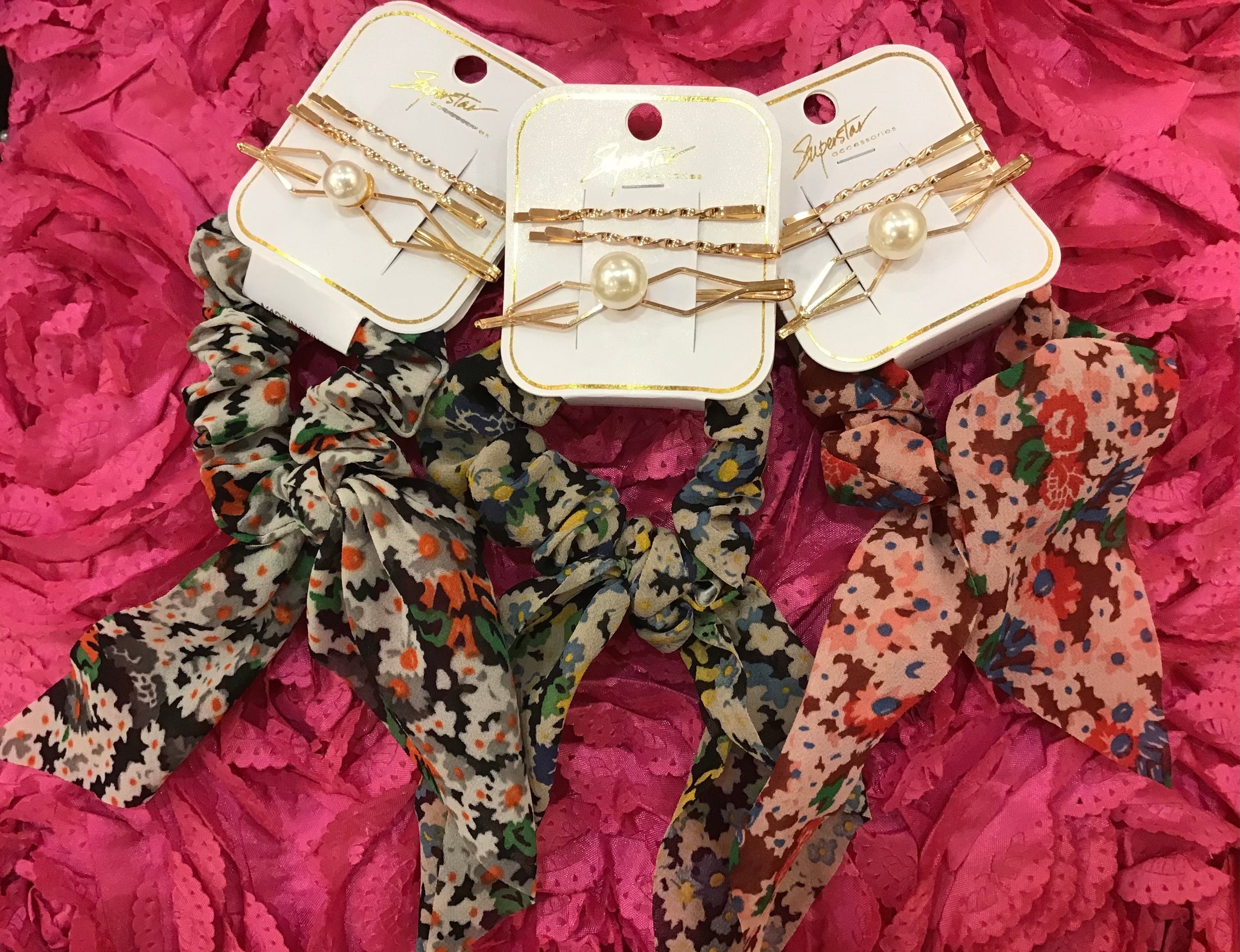 Floral Hair Set - LURE Boutique