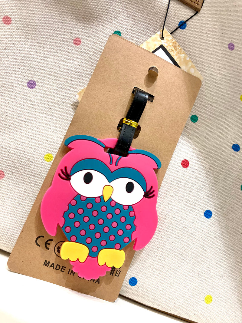 Cute Owl Luggage Tag | Accessories - LURE Boutique