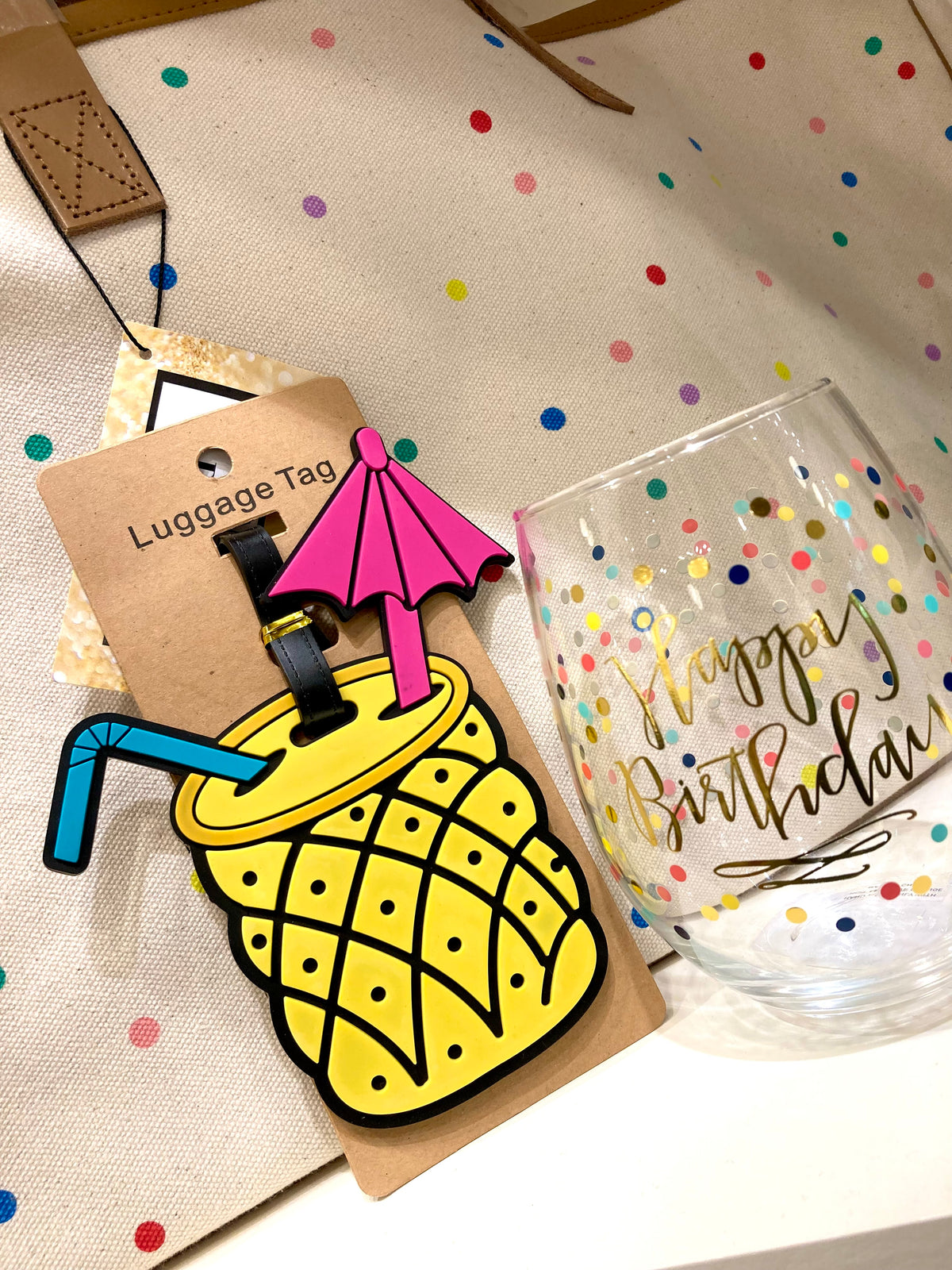 Pineapple Cocktail Drink Luggage Tag | Accessories - LURE Boutique
