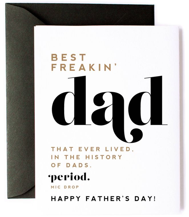 "Best Freakin Dad EVER" - Funny, Father's Day Card - LURE Boutique