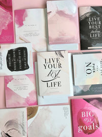 Stop Fueling Your Fears, Rose -  Inspirational Notebook, - LURE Boutique