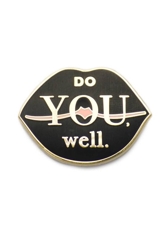 Do You Well - Lips Enamel Pin - LURE Boutique