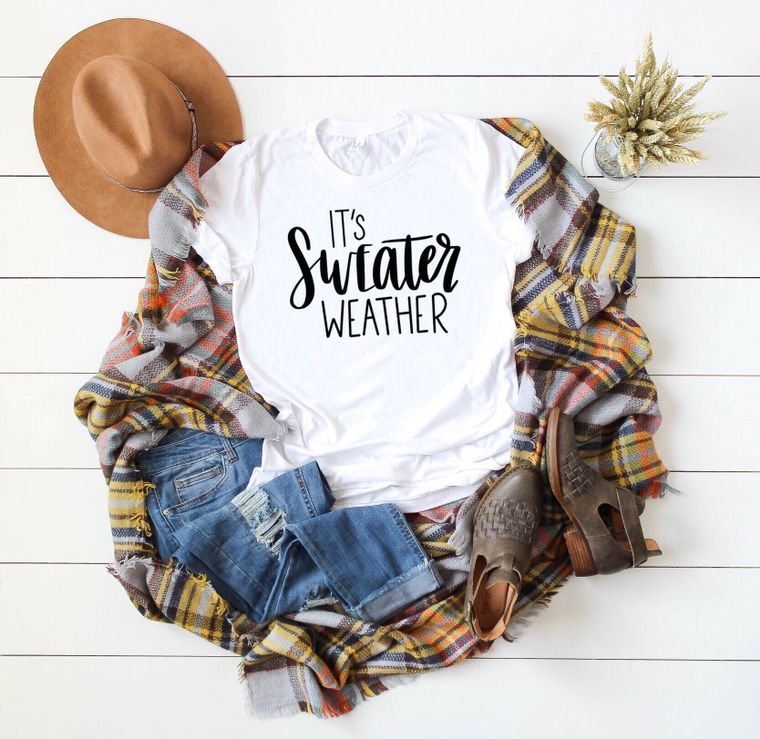 It’s Sweater Weather Unisex Tee - LURE Boutique